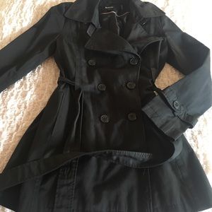 DKNY Donna Karen Pea Coat Black XS Small Jacket